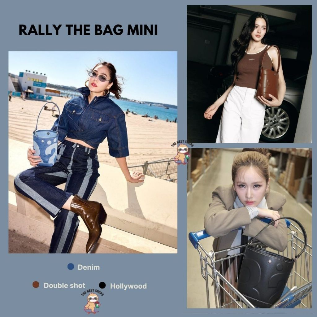 [สินค้าพร้อมส่ง] กระเป๋า Rally The Bag  รุ่น Rally The Bag Mini Whisper  / Denim