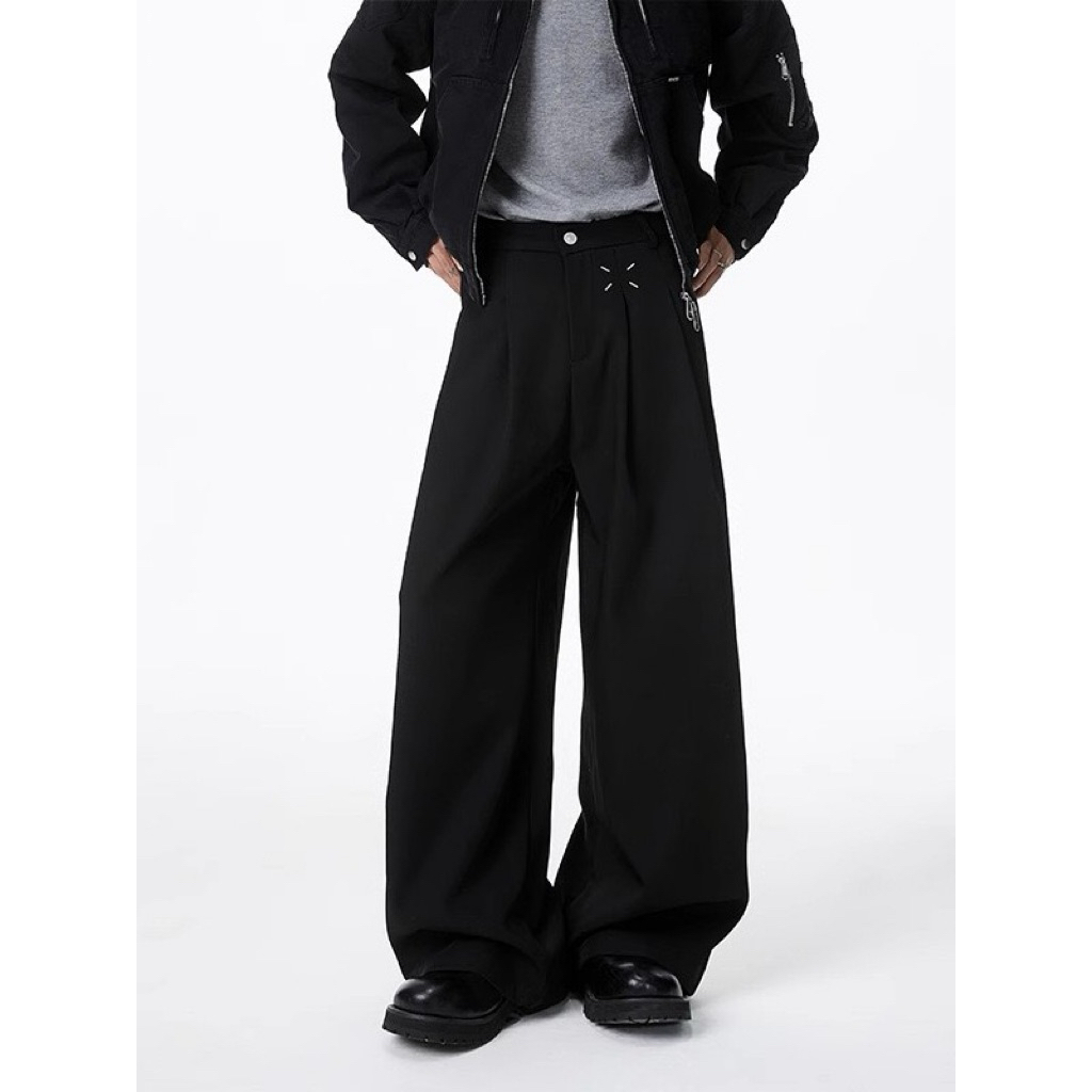 กางเกงทรงกระบอกผู้ชาย MM slack pants