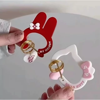 พร้อมส่ง! ตะขอ Sanrio อะคริลิค ที่เกี่ยวกระเป๋าSanrio ที่ห้อยกระเป๋าSanrio จี้ห้อยกระเป๋า Charmห้อยกระเป๋า Kitty Melody
