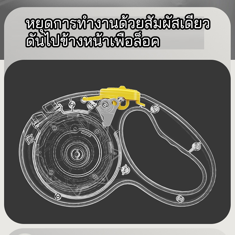 สายจูงสปริง ยาว 3 เมตร Retractable Dog Leashสายจูงยืดหด สุนัข แมว สัตว์เลี้ยง พกพาง่าย ราคา ถูกที่สุด ดีลบีเคเค แกลเลอรีภาพที่ 3