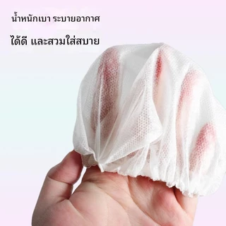 [ราคาต่อ 100 ชิ้น] ฟองน้ำครอบหูฟัง แบบใช้แล้วทิ้ง ฟองน้ําครอบหูฟัง ผ้าไม่ทอ 10-12 ซม