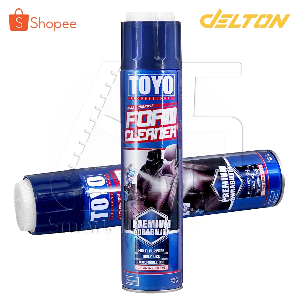 [ลดพิเศษ] Premium TOYO FOAM CLEANER โฟมทำความสะอาดรถ ขนาด 750 ml. สเปรย์โฟมทำความสะอาด โฟมทำความสะอาดโซฟา เบาะรถ หน้ารถ