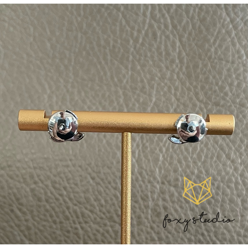 ต่างหูรุ่น mini Crystal Earrings VIP รุ่นขายดี ไซส์มินิ1cm (linkใหม่ค่ะ กดดูรีวิวรวมของร้านได้เลยนะคะ🙏🏻) - รูปที่ 5