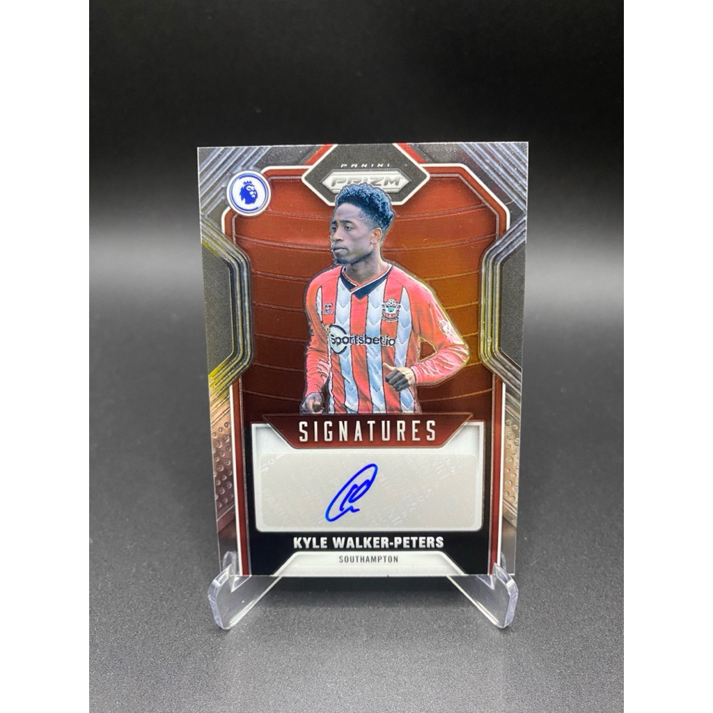 การ์ดฟุตบอล✍🏼ลายเซ็น KYLE WALKER-PETERS  SOUTHAMPTON SIGNATURES No. S-KWP 2021-22 PANINI PRIZM PREMI