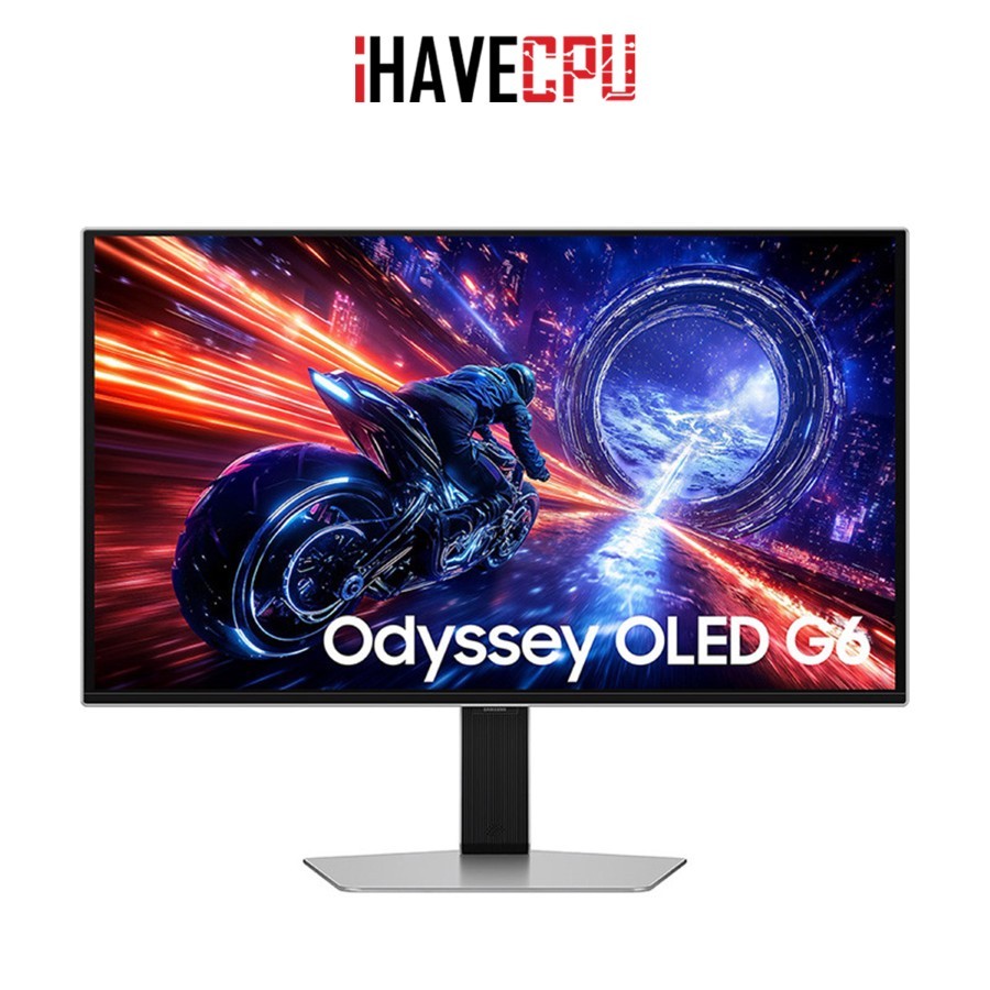 iHAVECPU MONITOR (จอมอนิเตอร์) SAMSUNG ODYSSEY G6 LS27FG602SEXXT - 27 QD-OLED 2K 500Hz