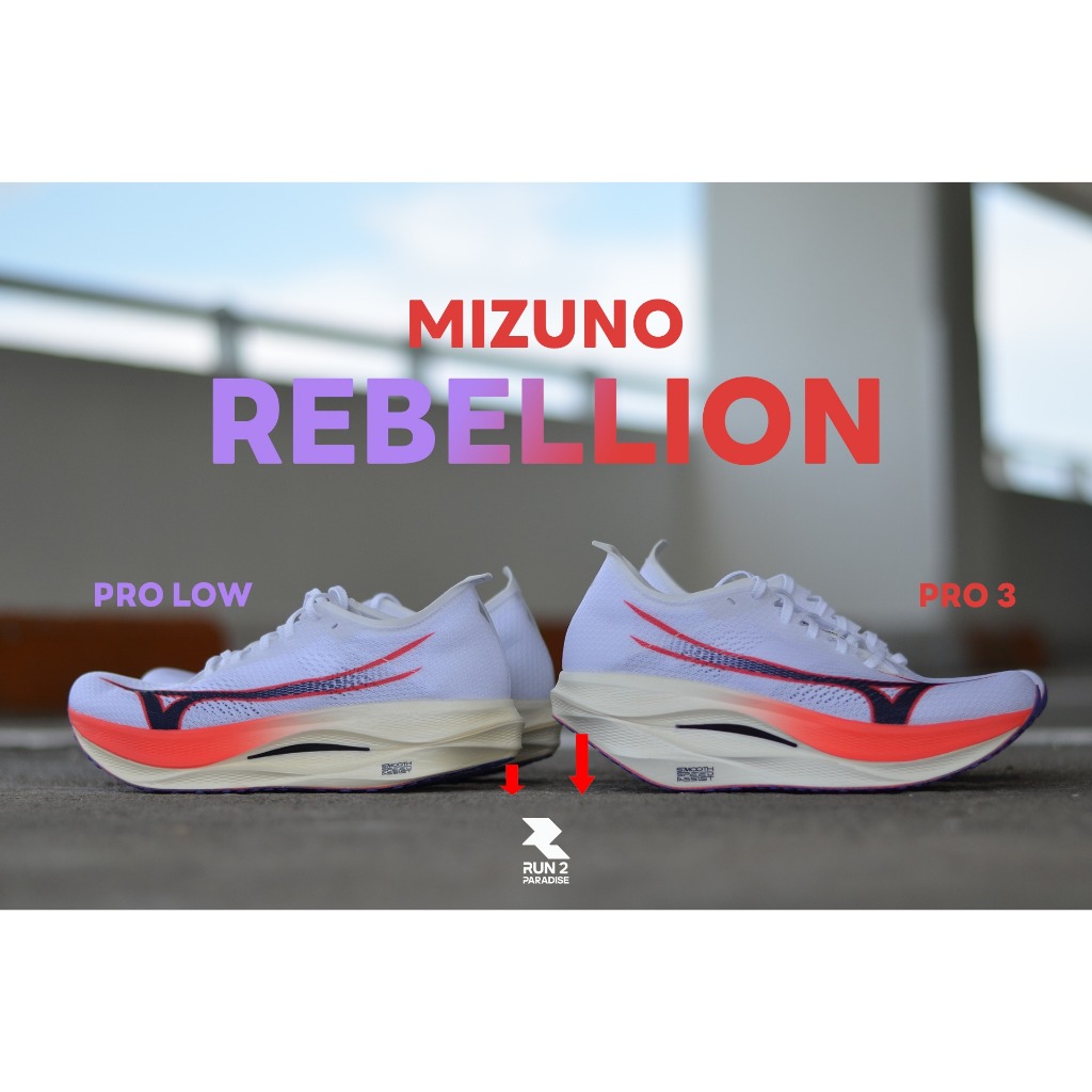 MIZUNO-WAVE REBELLION PRO 3 & LOW UNISEX