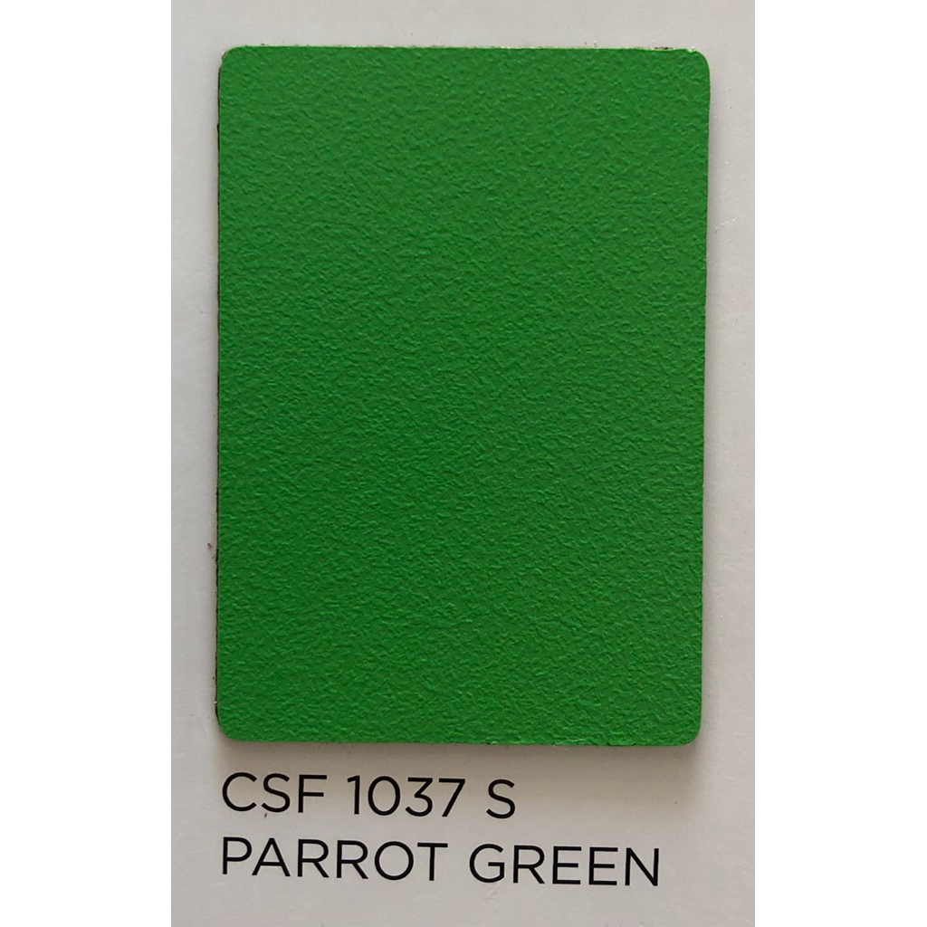แผ่นลามิเนต Virgo CROMA new collection  CSF 1037 S Parrot Green ขนาด 120 x 240 ซม. หนา 0.6 มม.