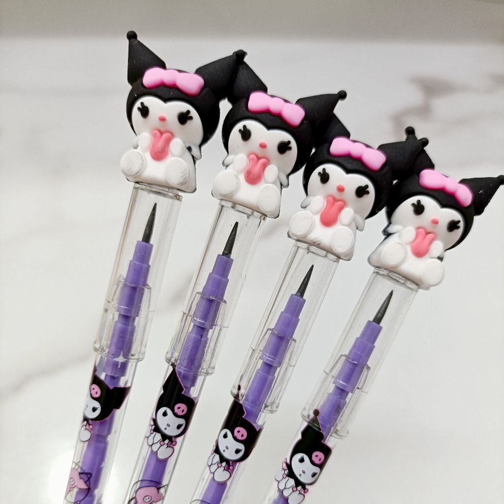 ดินสอเปลี่ยนไส้ลายการ์ตูนซาริโอ้ สติส ฮีโร่ พร้อมส่งในไทย - รูปที่ 6