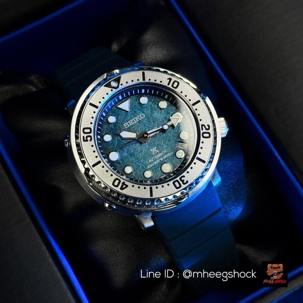 SEIKO Tuna กลางคืน SAVE THE OCEAN 8 SPECIAL EDITION WATCH MODEL SRPH77K
