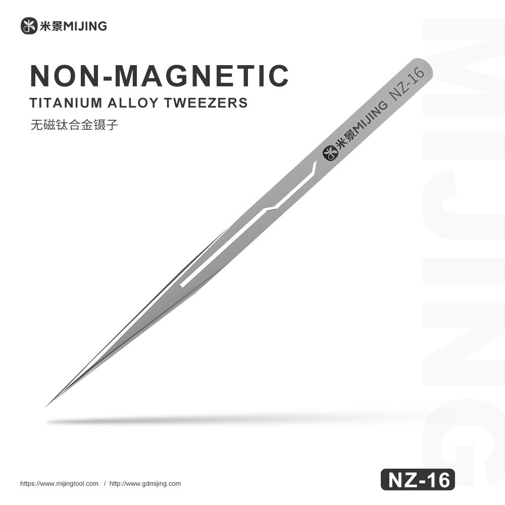 แหนบ MIJING NZ-16 น้ำหนักเบาพิเศษ 0.1 MM ทำจากโลหะผสมไททาเนียมคมพิเศษ