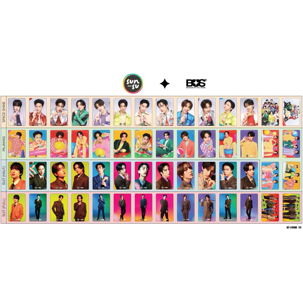 (พร้อมส่ง) การ์ด SUNSUxBUS