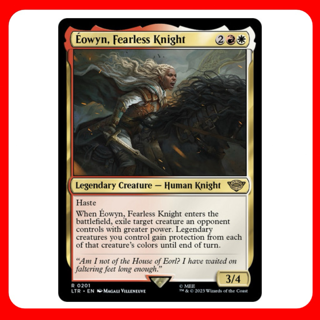 [MTG] Eowyn, Fearless Knight [LTR] [MULTI] [RARE] [NORMAL] [ENG] (การ์ดเมจิค / Magic the Gathering) 