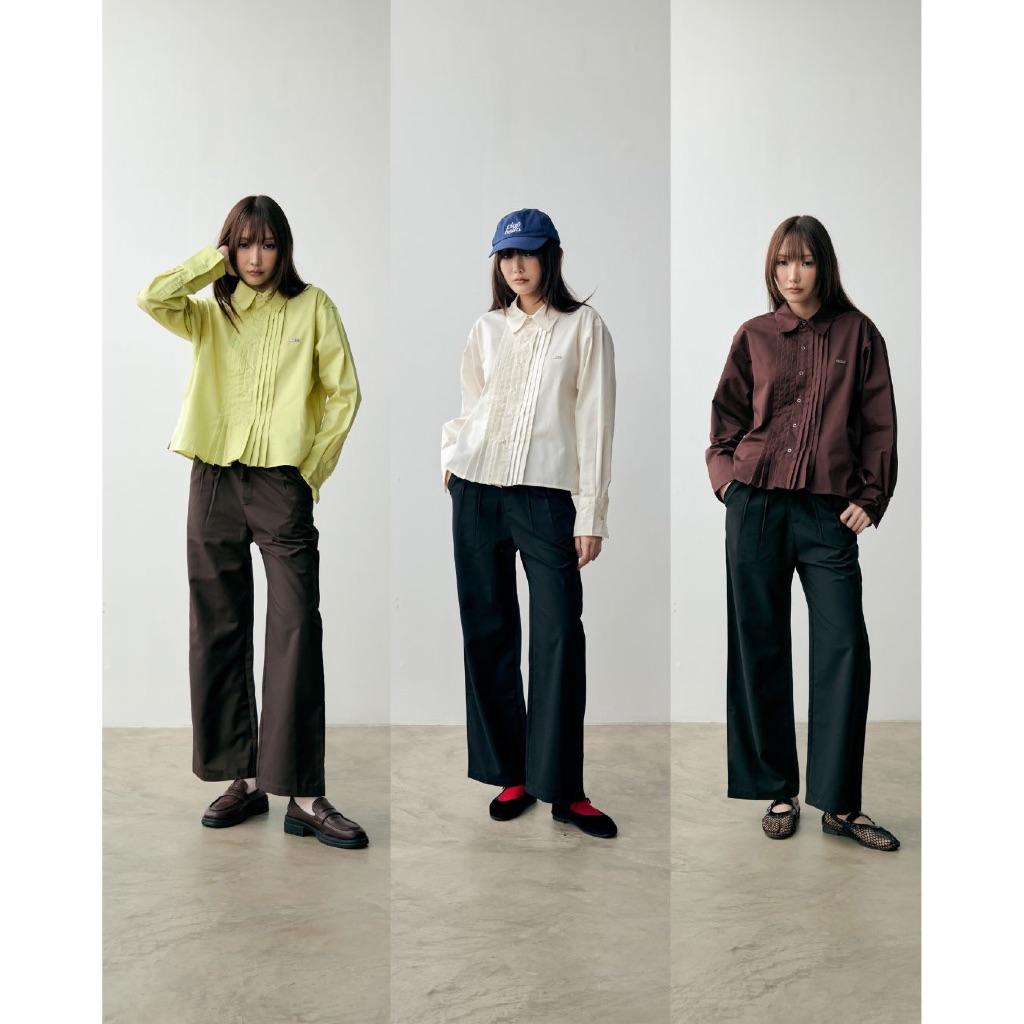 BELLAHOUSE - ELLA TUXEDO SHIRT (3 COLORS) เสื้อเชิ้ตแขนยาว