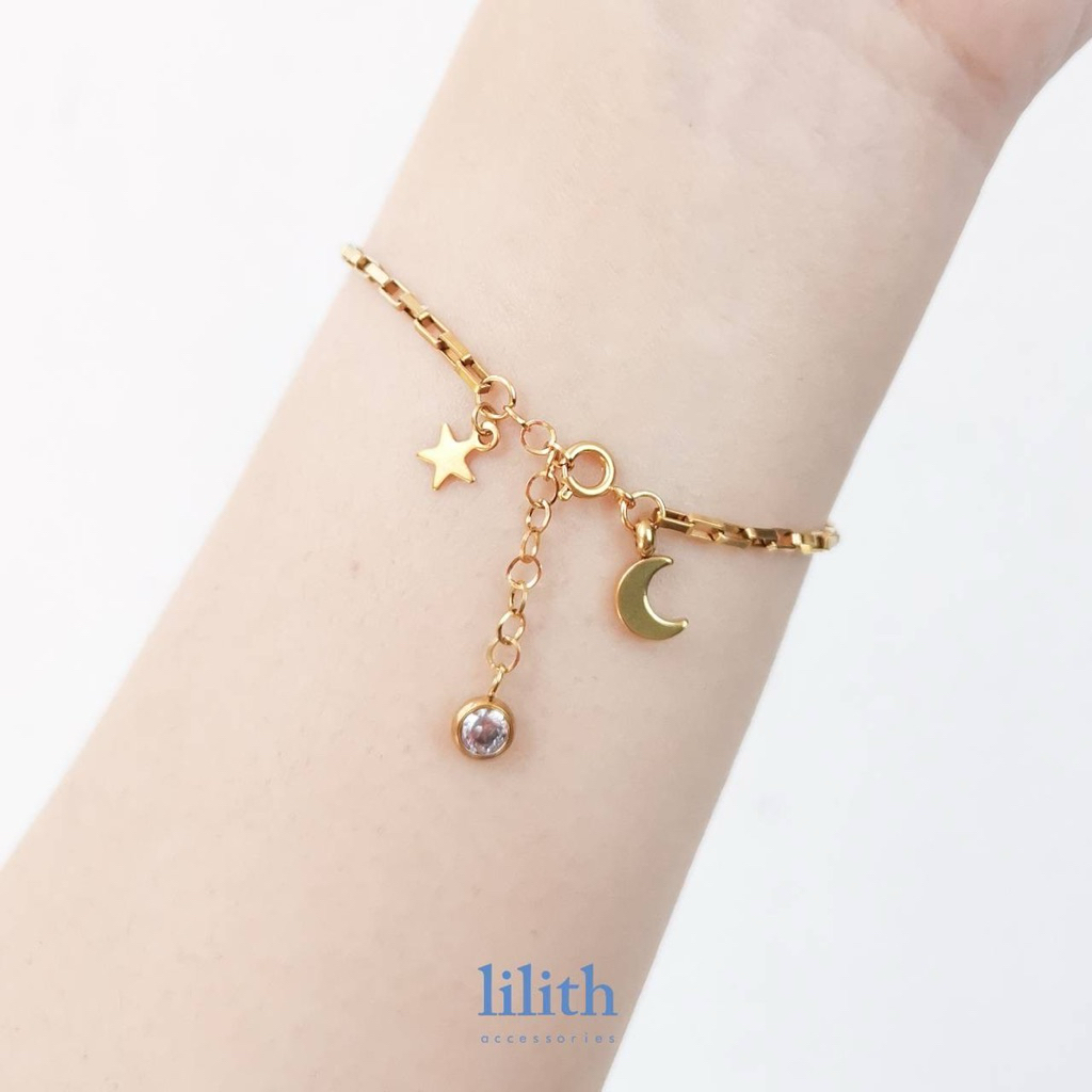 Lilith - Moon starlight Bracelet สร้อยข้อมือ พระจันทร์