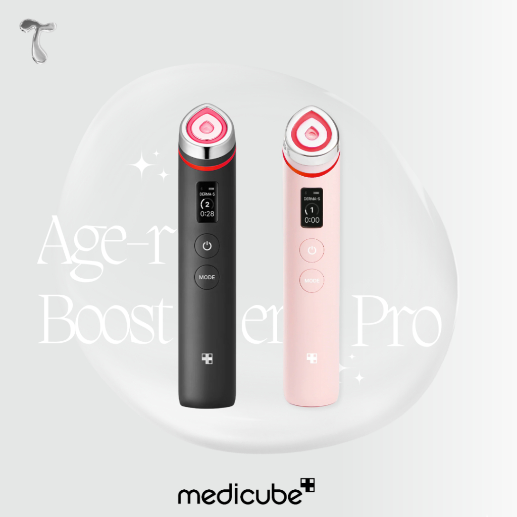 Medicube [พร้อมส่ง] AGE-R Booster Pro 6-in-1เครื่องนวดหน้า ยกกระชับ skin care boost ผลักสกินแคร์