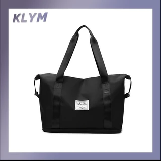 KLYM #B9700 กระเป๋ากีฬากระเป๋าเดินทางแบบถือ มีซิปขยายฐานล่างทุกใบ