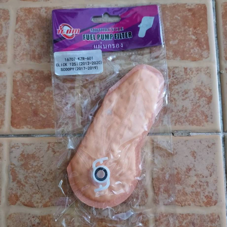 กรองน้ำมันเชื้อเพลิงในถังคลิ๊ก125ทุกรุ่น รหัส 16707-KZR-601