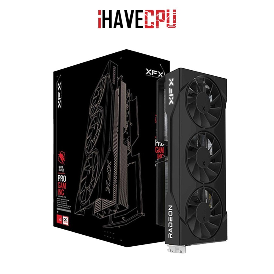 iHAVECPU VGA(การ์ดจอ) XFX SWIFT RADEON RX 9060 XT OC TRIPLE FAN - 16GB DDR6 (RX-96TS316B7)