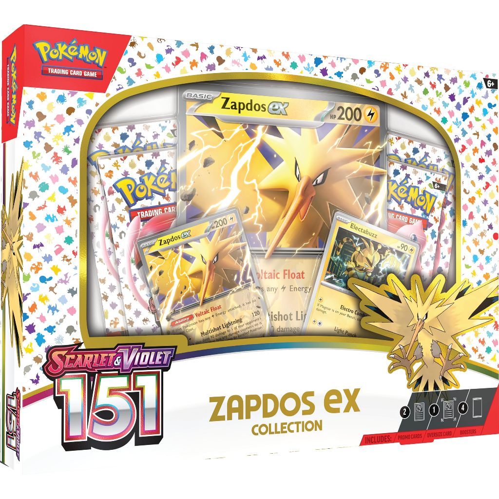 Pokemon Card "Zapdos EX Collection Box 151" ENG 151