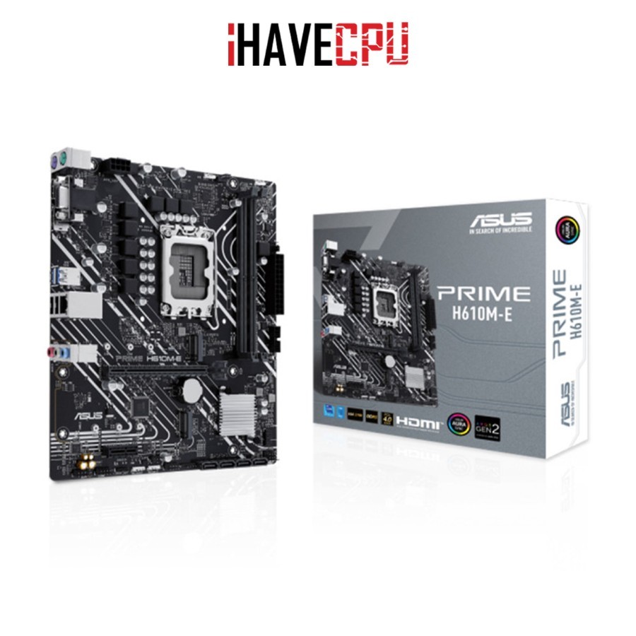 iHAVECPU MAINBOARD (เมนบอร์ด)(1700) ASUS PRIME H610M-E