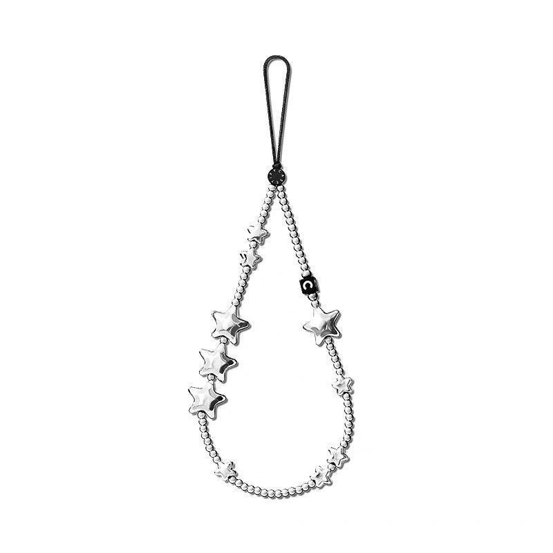 CASETiFY Sparkling Silver Star Mobile Phone Chain Star Hanging Rope Short Chain Advanced Sense Anti Loss Portable Girl