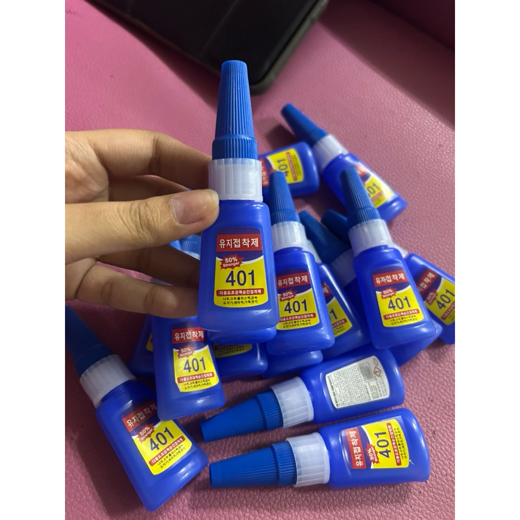 กาวติดเล็บปลอม401ไม่ต้องอบ