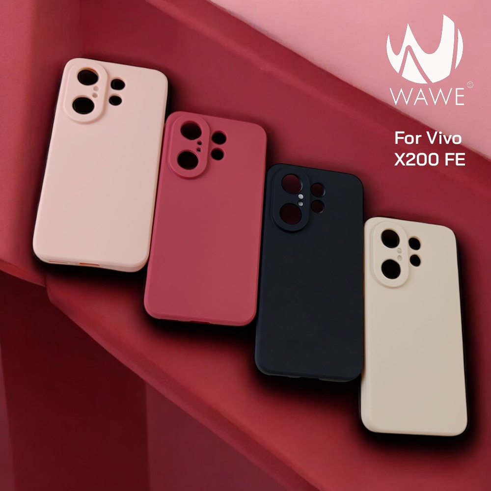 [ส่งจากกทม] เคสสำหรับ Vivo X200 FE เคสยาง TPU แบบป้องกันเลนส์
