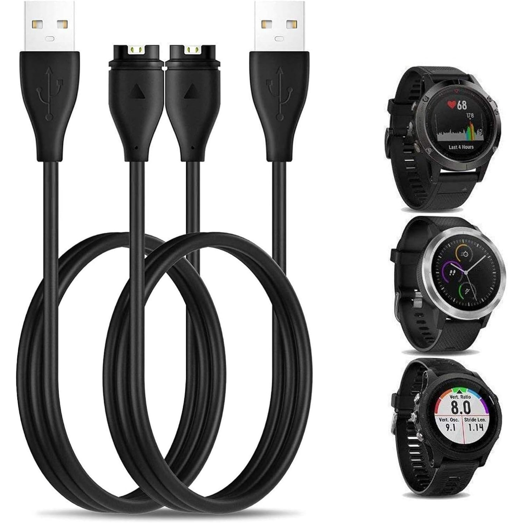 2pcs สายชาร์จ Garmin Fenix 7 7S 7X 6 6S 6X Pro 5 5S 5X Watch Charger