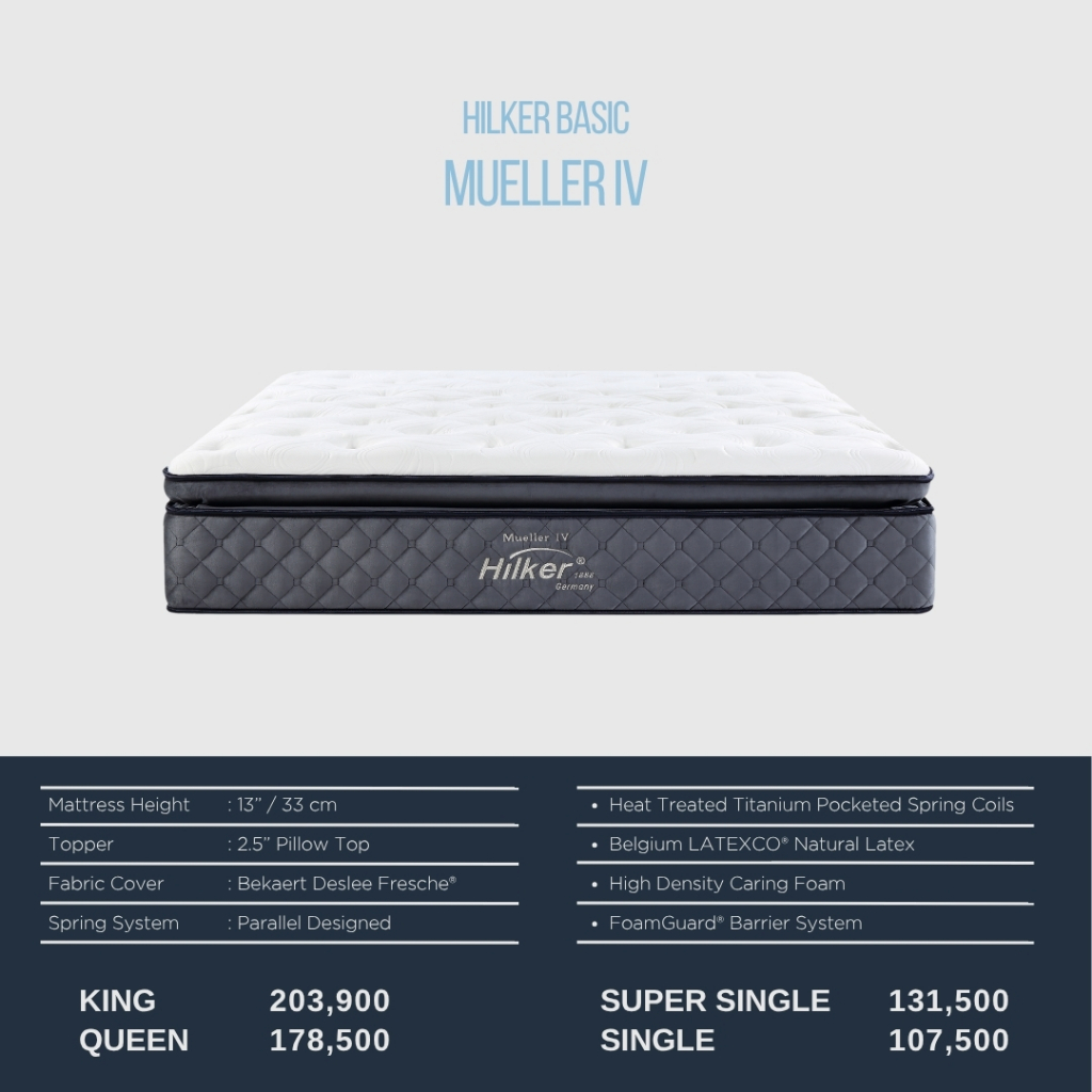ที่นอน Hilker รุ่น Mueller IV