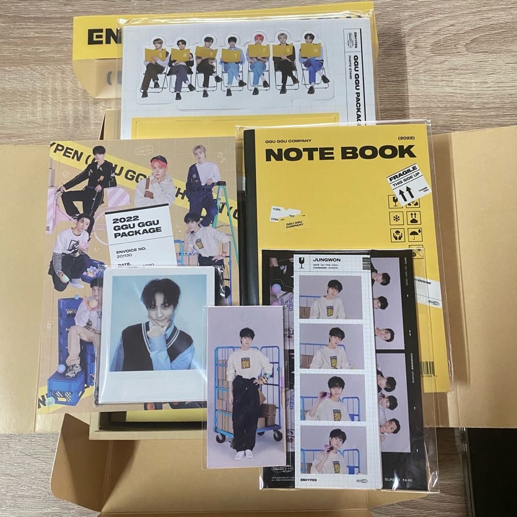 มือสอง มีของตามรูป [ENHYPEN] 2022 GGU GGU PACKAGE #ENHYPEN『GGU GGU COMPANYมีของตามรูป