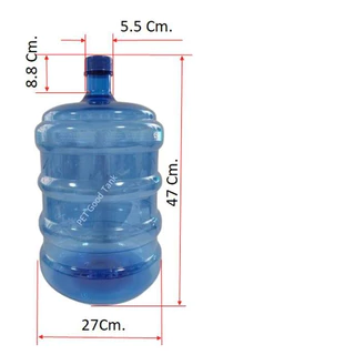ถังน้ำPET ขนาด 18.9ลิตรแบบฝาเกลียว สีน้ำเงิน