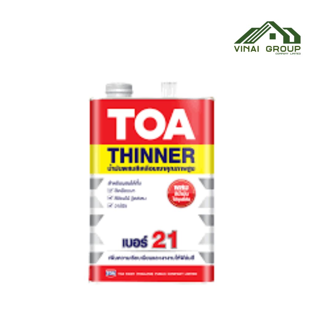 TOA น้ำมันสผมสีเคลือบเงา (สามารถออกใบกำกับภาษีได้)