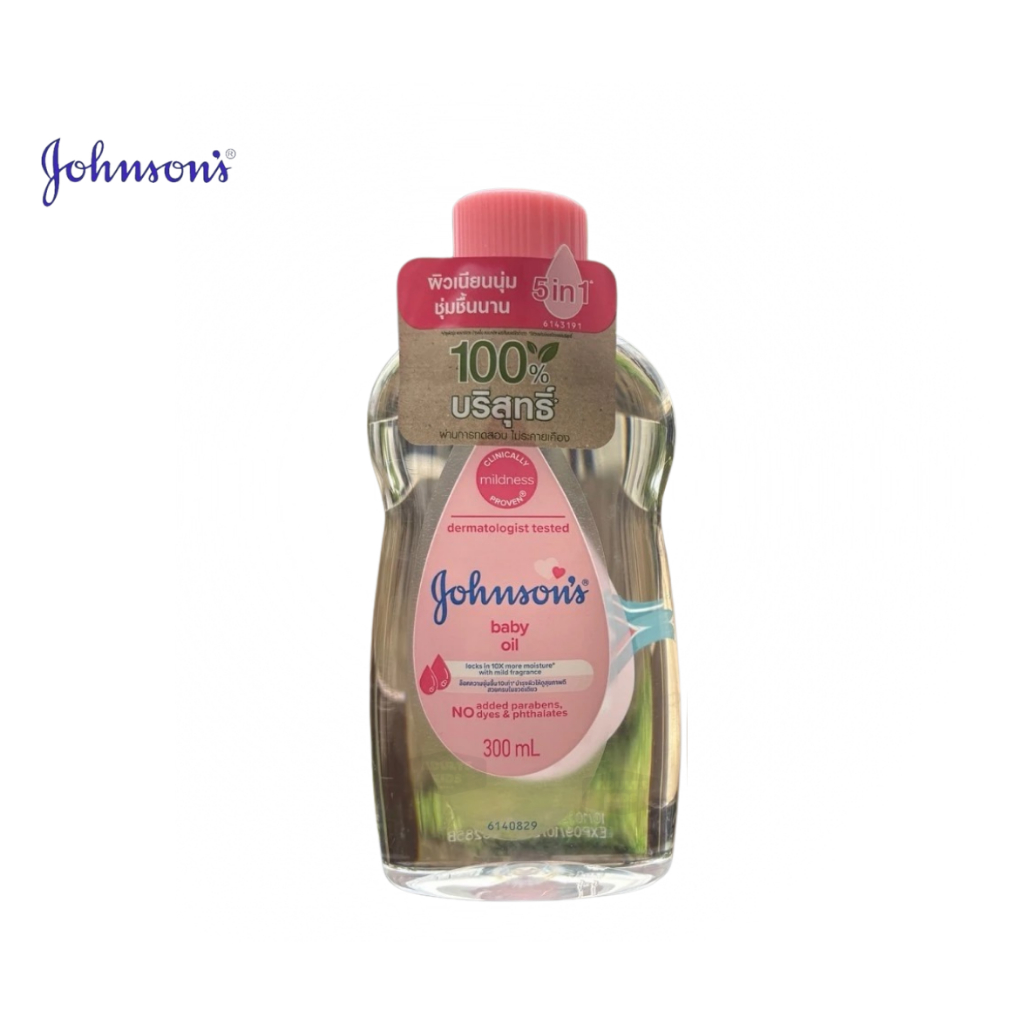 ลดเพิ่ม 30% 🔥 johnson จอห์นสัน เบบี้ออยล์ 300มล. johnson baby oil bedtime baby oil joshnson 300mL