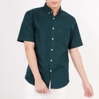 PHASHII SHIRT เสื้อเชิ้ตผู้ชายแขนสั้น สีพื้น ผ้า COTTON OXFORD ใส่สบาย เนื้อผ้านุ่ม ขายดีมาก!