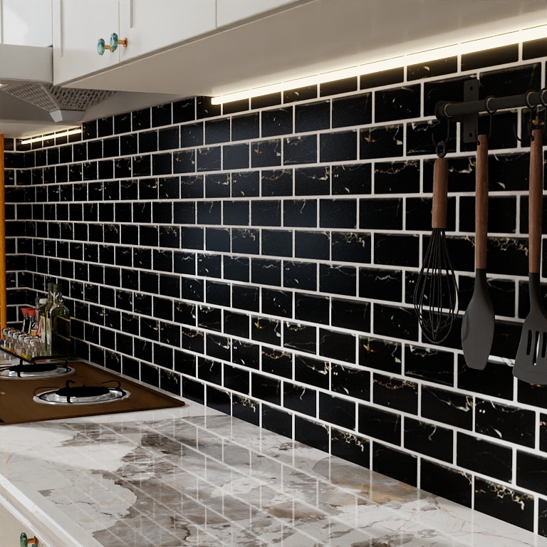 ​​วอลเปเปอร์ติดผนัง 3D สไตล์วินเทจลายอิฐ ติดเองได้ กันน้ำ-กันชื้น ตกแต่งห้องนอน - รูปที่ 5