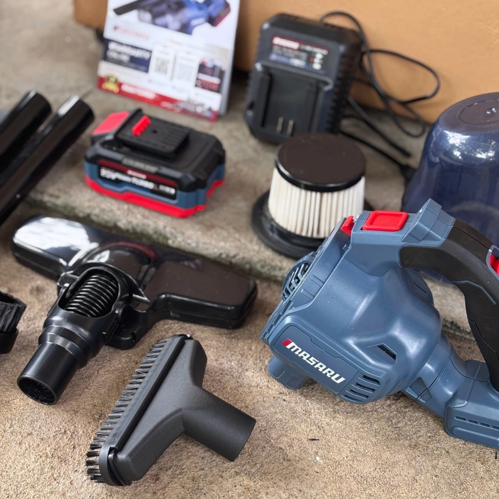 Masaru รุ่น SCV-805 เครื่องดูดฝุ่น ไร้สาย ท่อต่อ หัวดูดฝุ่น อุปกรณ์ภายในกล่อง thumbnail 5
