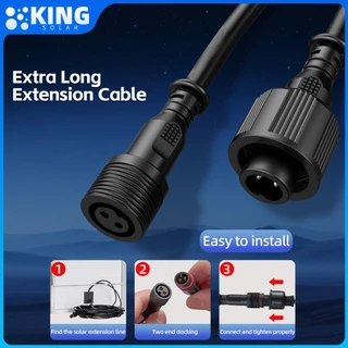 KING ไฟโซล่าเซลล์ หลอดไฟโซลาเซล์ 500W 2000W 80000W Solar Light Bulb ชาร์จไฟอัตโนม IP65 ไฟภายนอกอาคาร