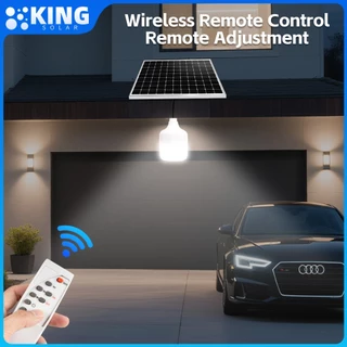 KING ไฟโซล่าเซลล์ หลอดไฟโซลาเซล์ 500W 2000W 80000W Solar Light Bulb ชาร์จไฟอัตโนม IP65 ไฟภายนอกอาคาร