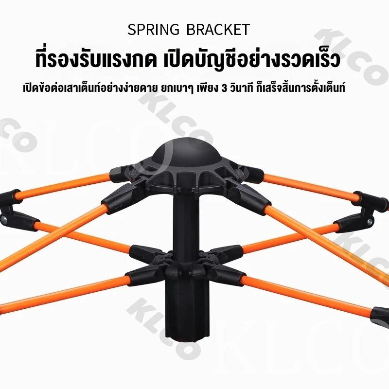 เต็นท์เดินป่า 2-3 คน กางเร็ว กันน้ำ กันแดด thumbnail 9