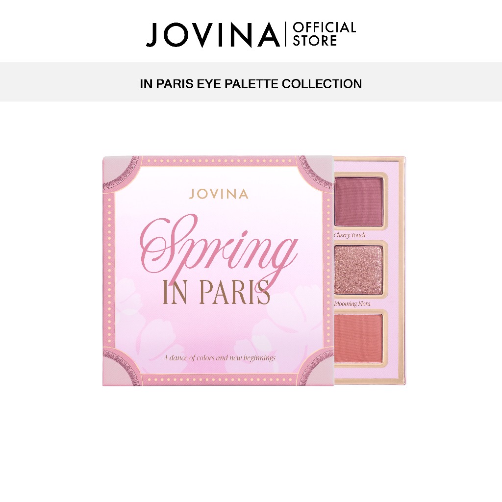 อายพาเลต  Jovina : Eye Palette Collection โจวีน่า อายชาโดว์ ใช้ได้แบบ 3 in 1 เน้นแน่น ติดทนนาน