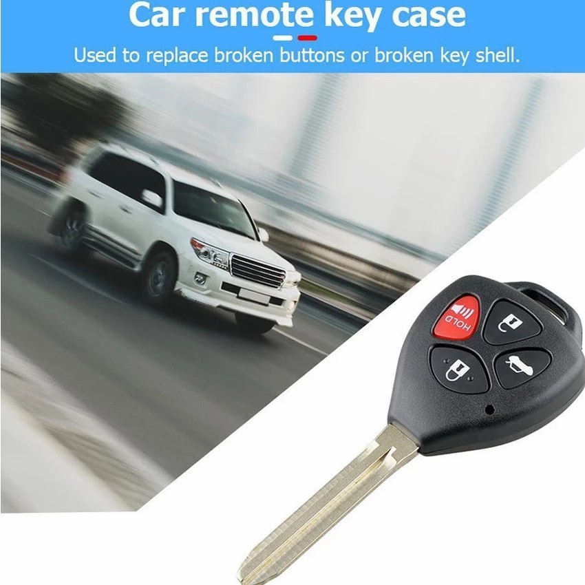 กรอบกุญแจรีโมท TOYOTA 2-4 ปุ่ม (Vios/Yaris/Innova/Camry/Fortuner/Hilux/RAV4/Corolla) กรอบกุญแจรีโมท - รูปที่ 4