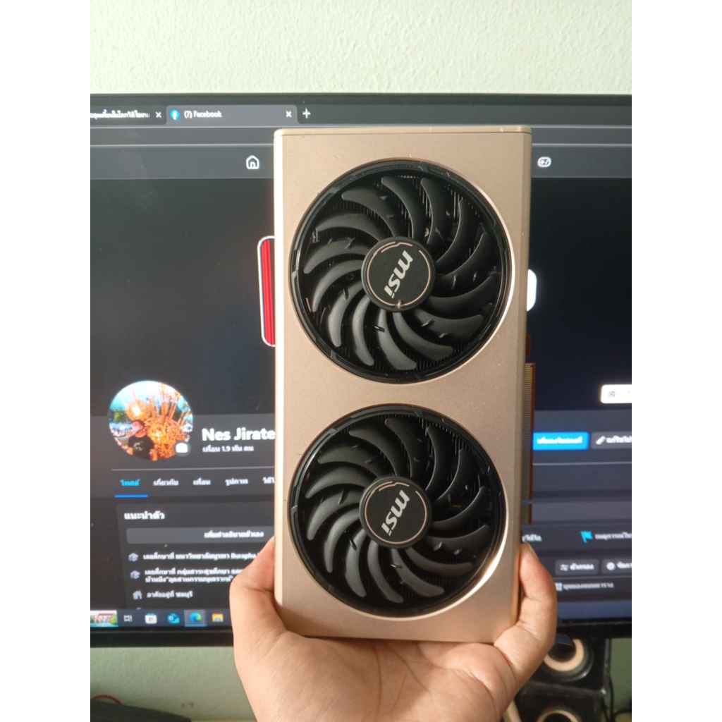 การ์ดจอ RX 5700 XT MSI (ต่อไฟ 14 พิน)