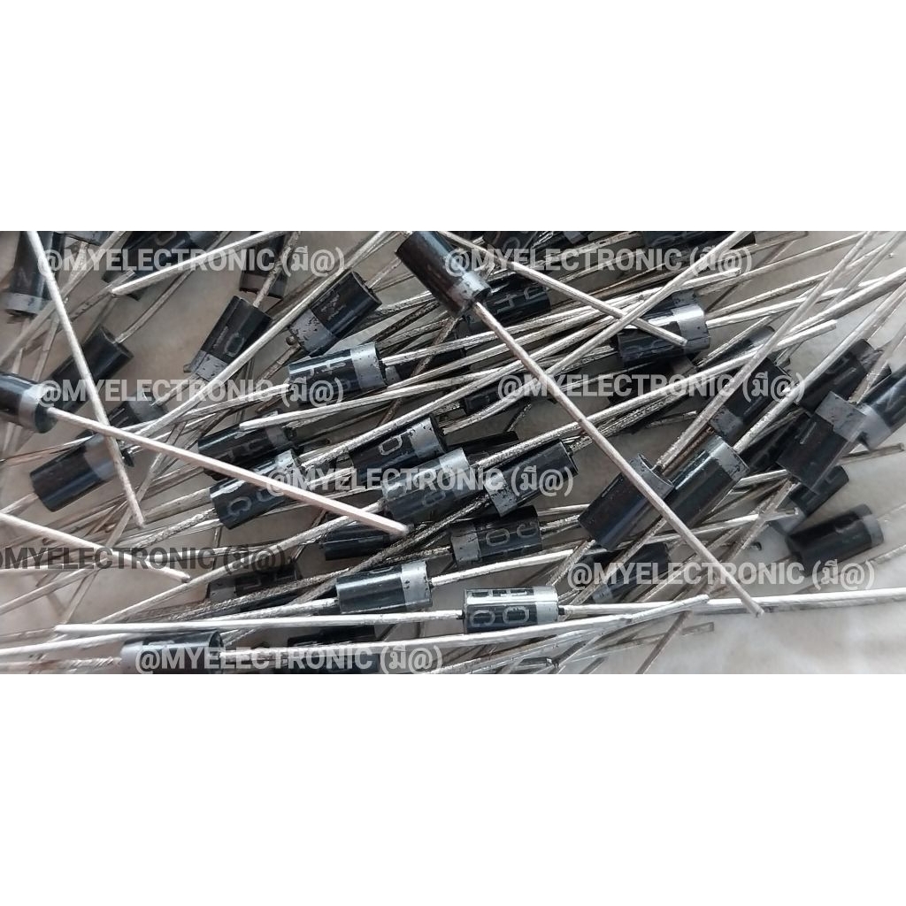 แพ็คมี10pcs 1N4001 1N4002 1N4004 1N4007 ไดโอด DIODE RECTIFIER 1A MP