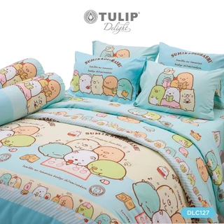 TULIP Delight ซุมิกโกะ Sumikko DLC127 ลิขสิทธิ์แท้ San-X ชุดผ้าปูที่นอน ผ้าห่ม ผ้านวม พิมพ์ลายการ์ตูน