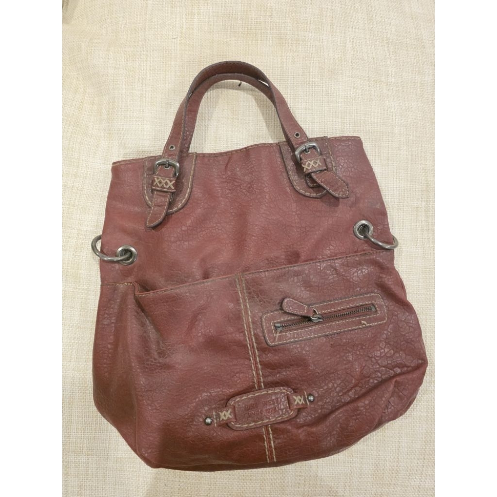 ส่งต่อกระเป๋าหนังแบรนด์ nine west แท้