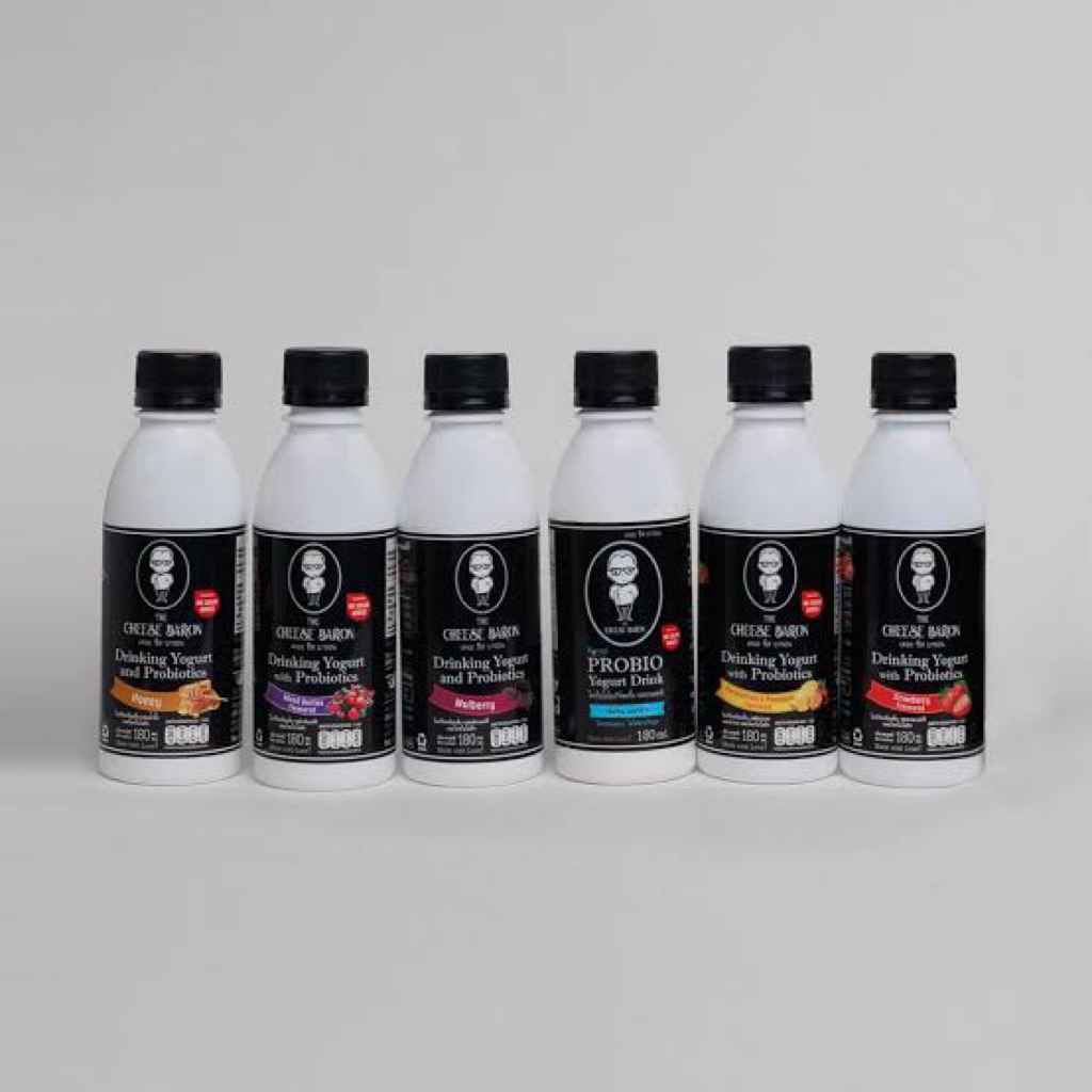 The Cheese Baron Yogurt เดอะชีสบารอนโยเกิร์ตพร้อมดื่ม 180มล