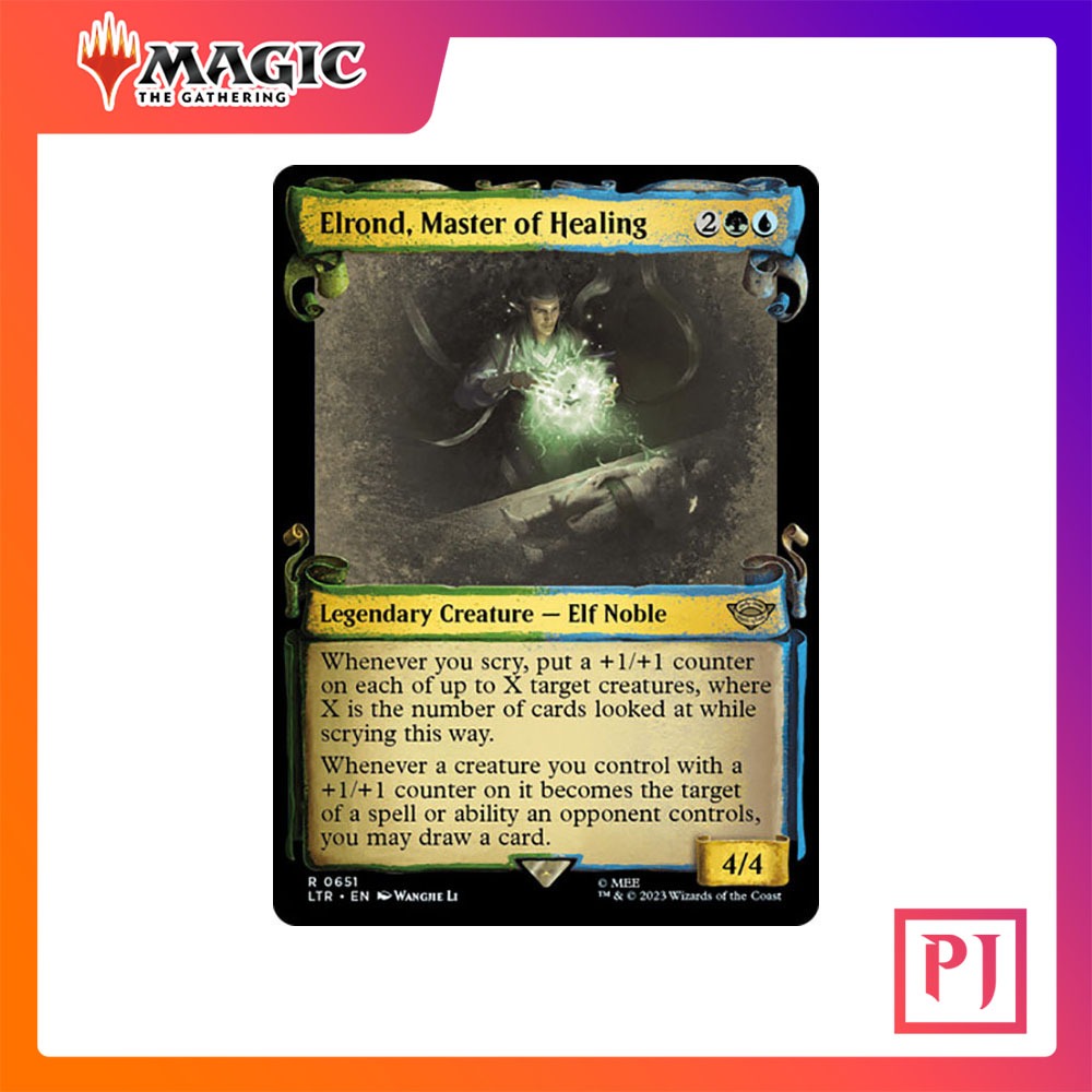 [MTG] Elrond, Master of Healing (#651) (Showcase) [LTR] [MULTI] [RARE] [NORMAL] [ENG] (การ์ดเมจิค / 