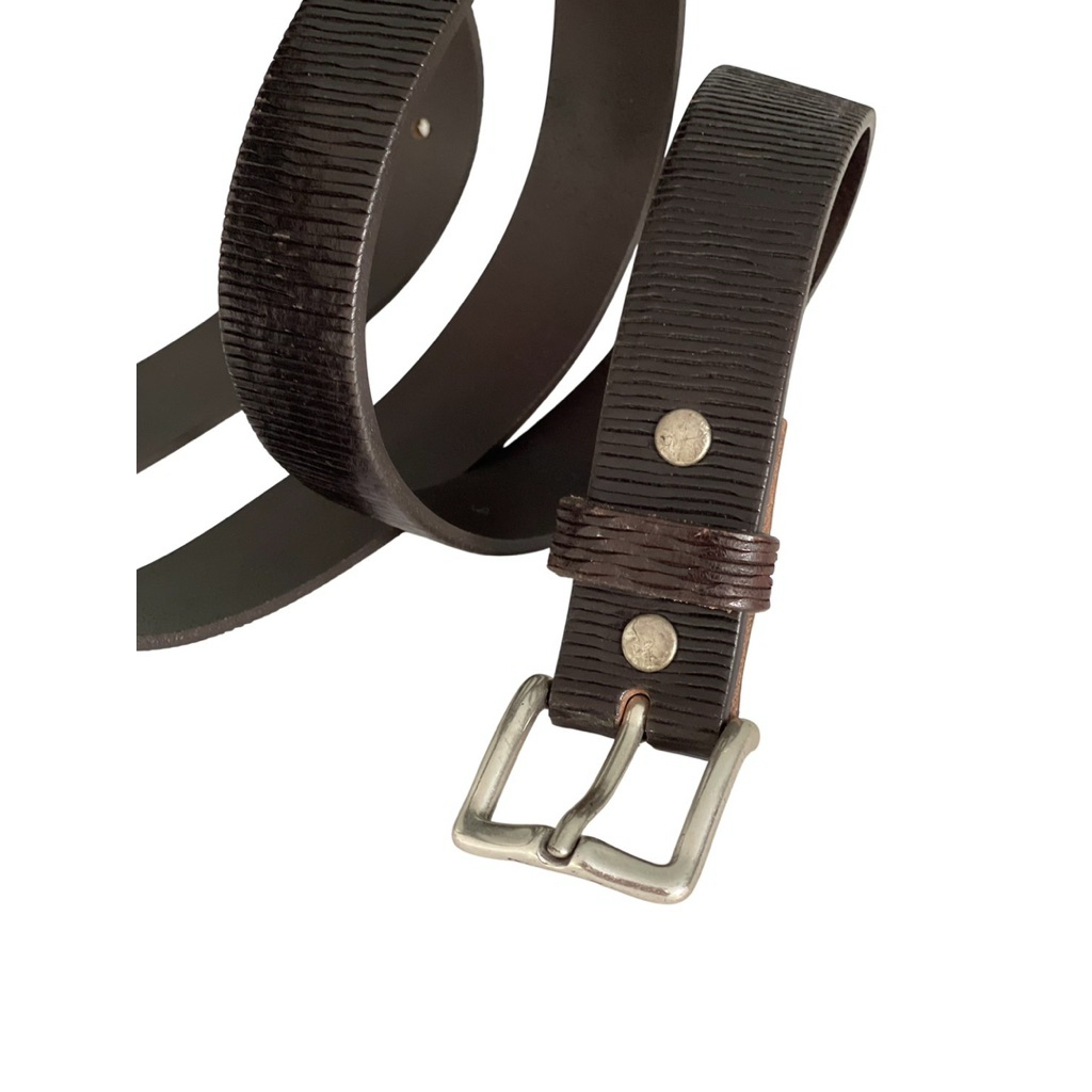 Z*ra leather belt เข็มขัดหนัง มือสอง ของแท้100%
