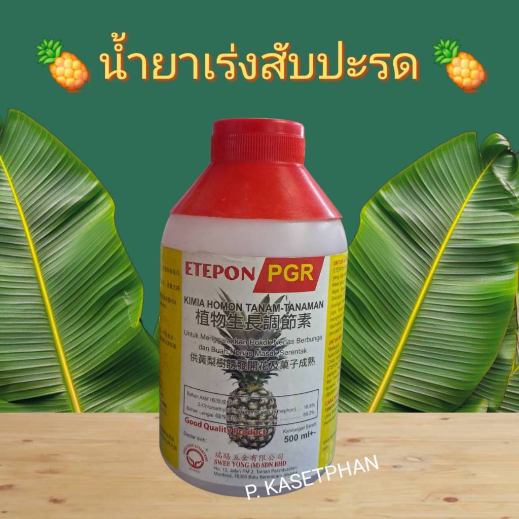 ETEPON PGR ยาเร่งผลสับปะรด ฮอร์โมนสับปะรด อีทีพอน พีจีอาร์