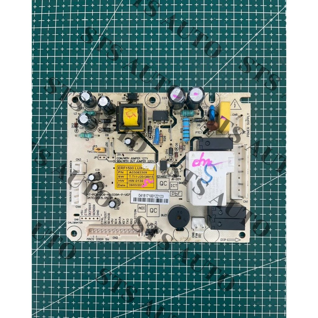 STS : ELECTROLUX  PCB MAIN รุ่น ERF1500 LUXURY A03083306 เป็นสินค้าถอด /1ชิ้น